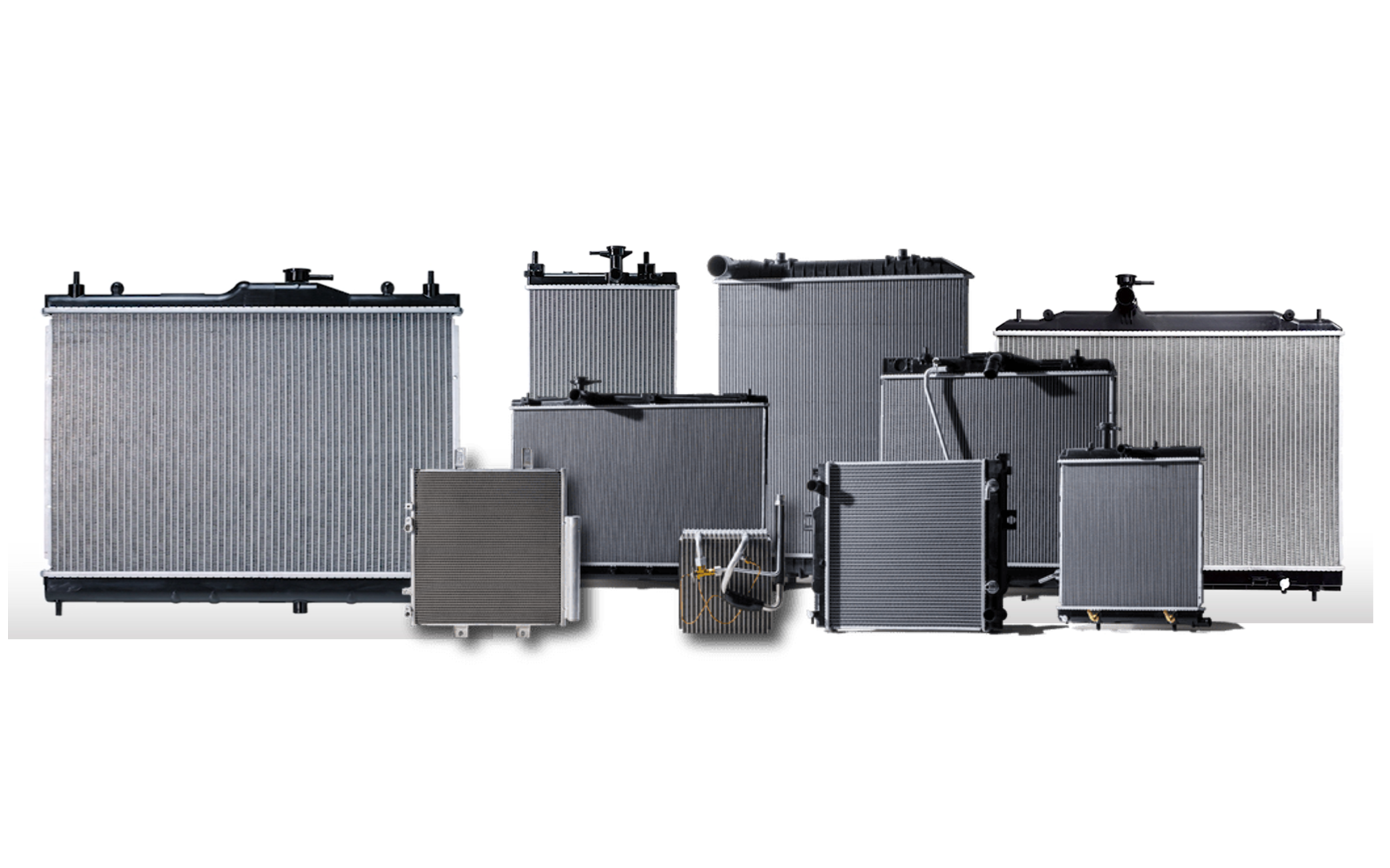 アルミ製ラジエーター・インタークーラーシステム